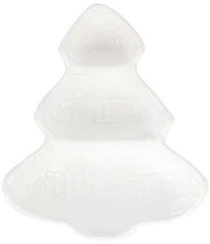 VIETRI Pietra Natale Collection Figural Tree Three-Part Server