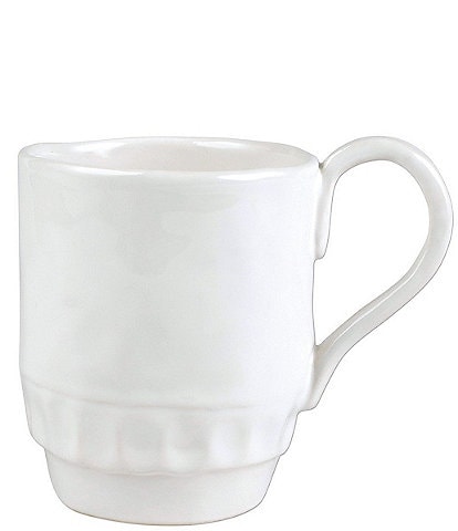 Vietri Pietra Serena Collection White Mug