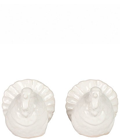 VIETRI Pietra Tacchino Figural Salt and Pepper Set