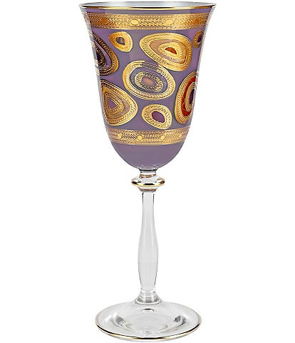 VIETRI Regalia Aqua Wine Glass