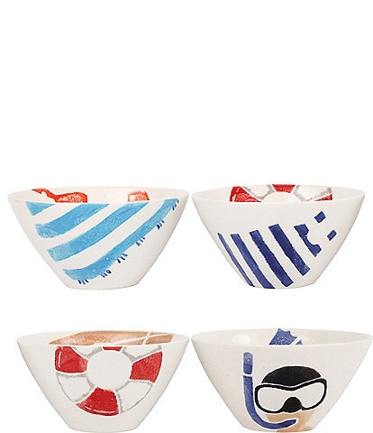 VIETRI Rivera Assorted Cereal Bowls, Set of 4