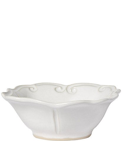 VIETRI Sinc Incanto Stone White Baroque Cereal Bowl