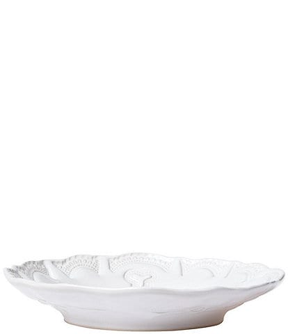 VIETRI Sinc Incanto Stone White Lace Pasta Bowl