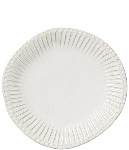 VIETRI Sinc Incanto Stone White Stripe Dinner Plate