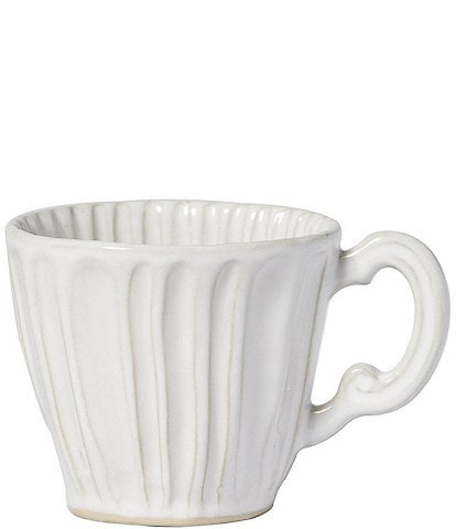 VIETRI Sinc Incanto Stone White Stripe Mug