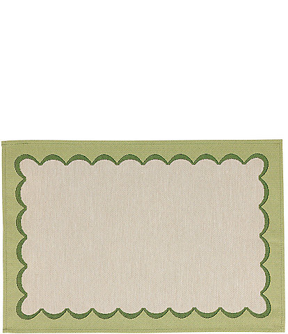 VIETRI Tavola Scalloped Placemats, Set of 4