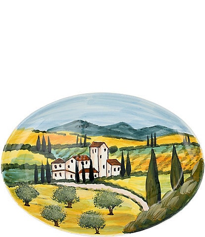 VIETRI Terra Toscana Oval Platter