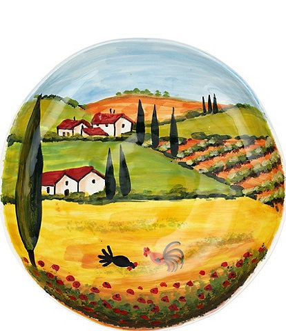 VIETRI Terra Toscana Shallow Bowl
