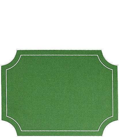 VIETRI Tessuti Rectangular Placemats with Stitching, Set of 4