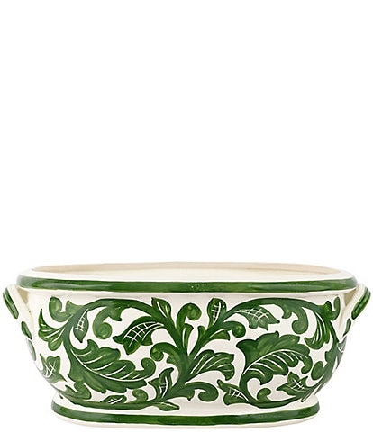 VIETRI Verde Garden Oval Planter