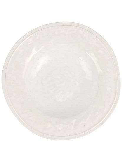 VIETRI viva by VIETRI Aria White Shallow Serving Bowl