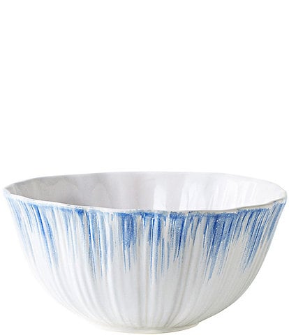 VIETRI Viva by VIETRI Bari Blue and White Round Serving Bowl