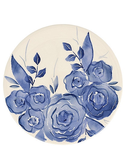 VIETRI Viva by VIETRI Blue Camella Salad Plate