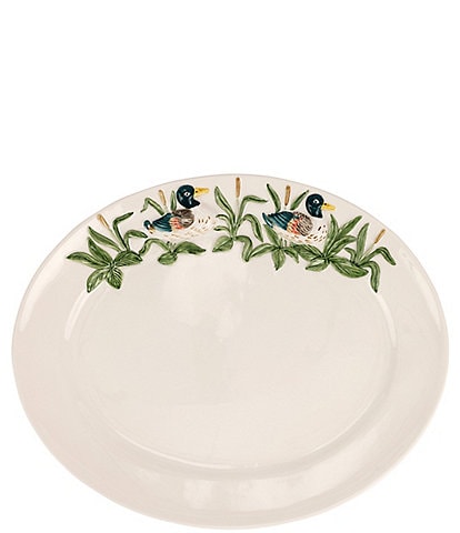 VIETRI Wildlife Mallard Large Oval Platter