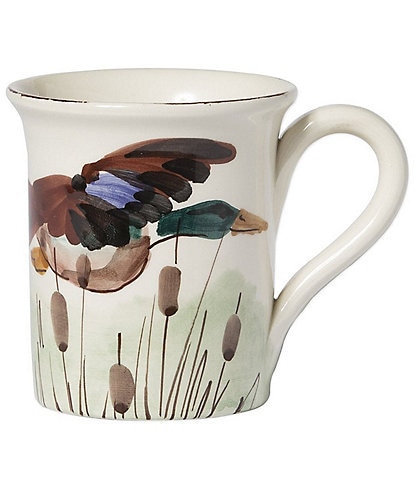 VIETRI Festive Fall Collection Wildlife Mallard Mug