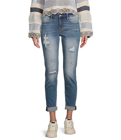 Vigoss Thompson Destructed Tomboy Jeans