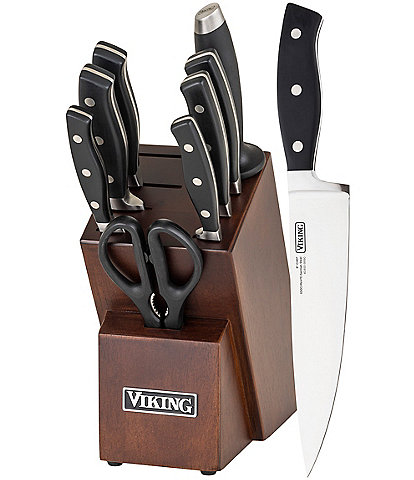 Viking 10pc True Forged German Steel Cutlery Set w/Block & Reviews