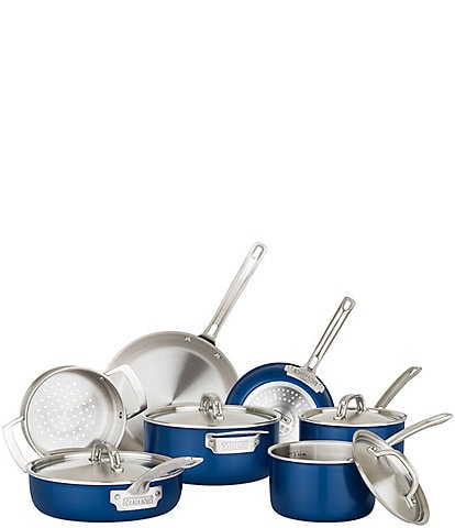 Viking 2-Ply 11-Piece Cookware Set with Stainless Steel Lids