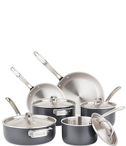 Viking 5-Ply 10-Piece Hard Anodized Cookware Set