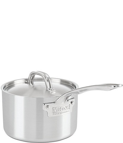 Viking Professional 5-Ply Stainless Steel Satin Finish 3-qt Saucepan with Lid