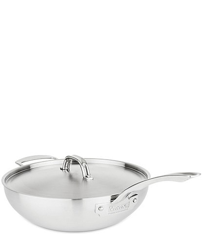 Viking Professional 5-Ply 12#double; / 5.2-Quart Covered Chef's Pan