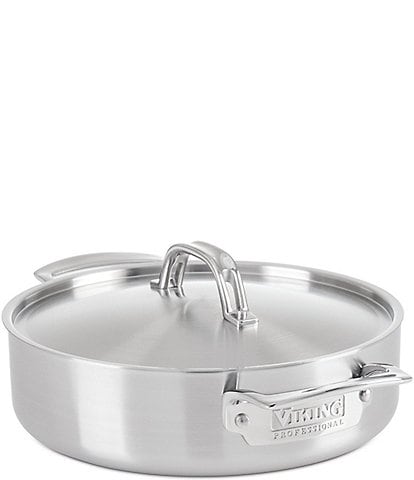 Viking Professional 5-Ply Round Casserole Pan with Lid