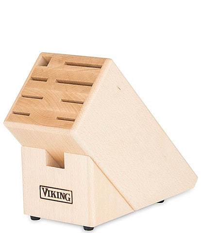 Viking Professional 9-Slot Beechwood Knife Block