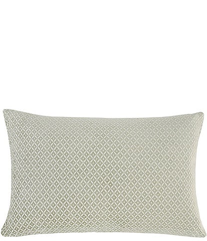 Villa By Noble Excellence Mint Geometric Print Breakfast Pillow
