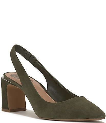 Vince Camuto  Hamden Suede Slingback Pumps