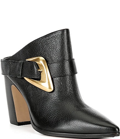 Vince Camuto Baily Leather Pointed Toe Dress Mules