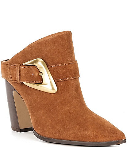 Vince Camuto Baily Suede Pointed Toe Dress Mules
