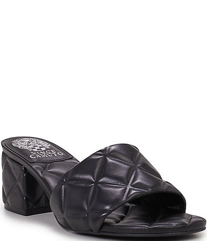 Vince Camuto Braylen Quilted Leather Sandals