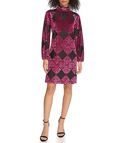 Vince camuto outlet burnout dress