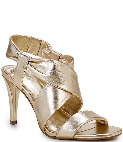 Vince Camuto Chryssy Metallic Leather Dress Sandals
