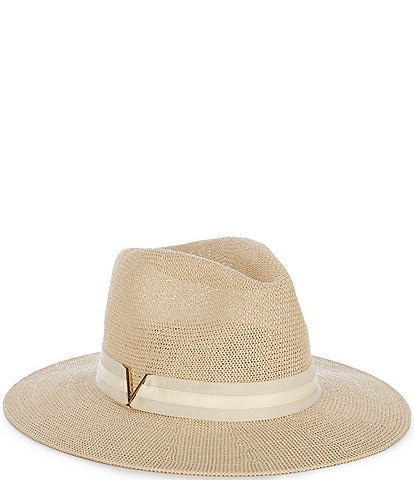 Vince Camuto Classic Packable Paper Knit Panama Hat