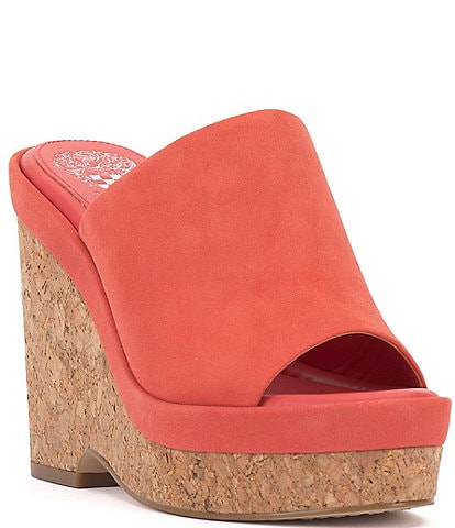 Vince Camuto Danvy Suede Wedge Sandals