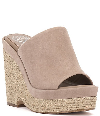 Vince Camuto Danvy Suede Wedge Sandals