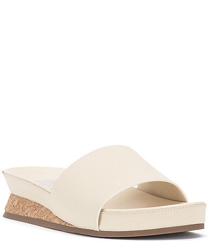 Vince Camuto Febba Leather Slides