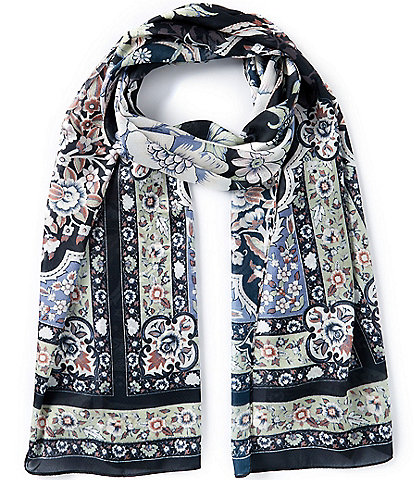 Vince Camuto Folk Rose Oblong Scarf