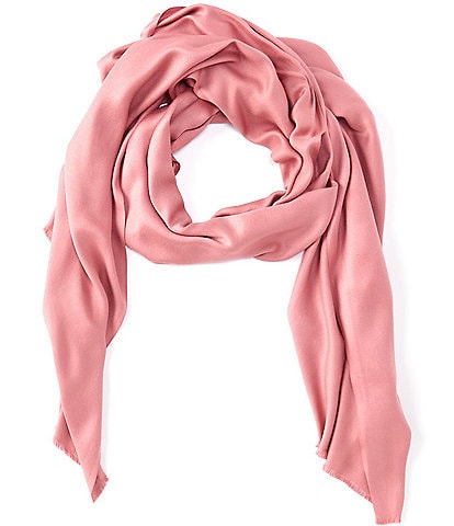 Vince Camuto Frayed Satin Evening Wrap