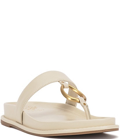Vince Camuto Genri Leather O-Ring Thong Sandals