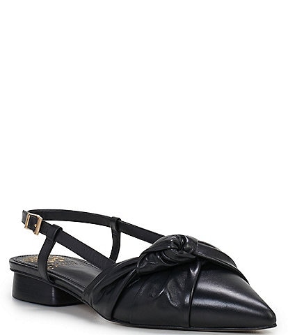 Vince Camuto Jyle Knot Leather Flats