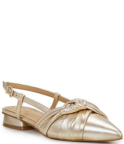 Vince Camuto Jyle Knot Leather Flats