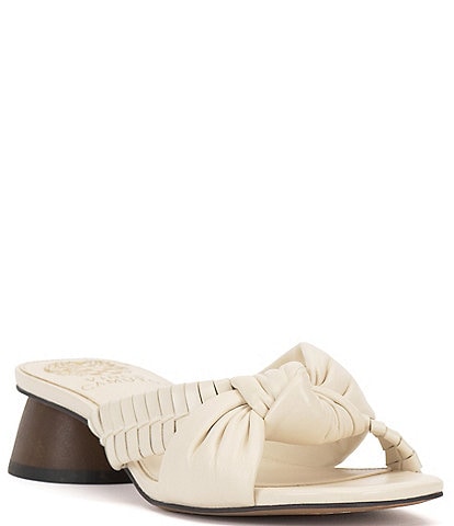 Vince Camuto Leana Leather Knotted Sandals