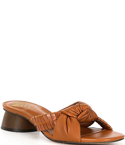 Vince Camuto Leana Leather Knotted Sandals
