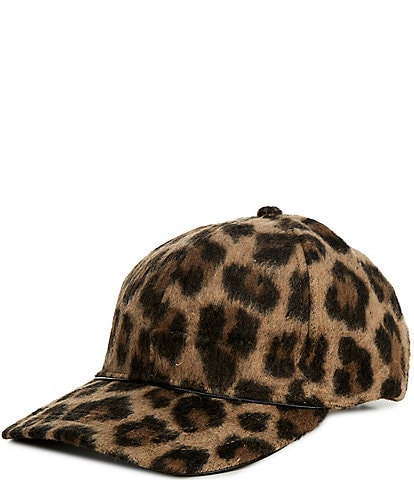 Vince Camuto Leopard Baseball Cap
