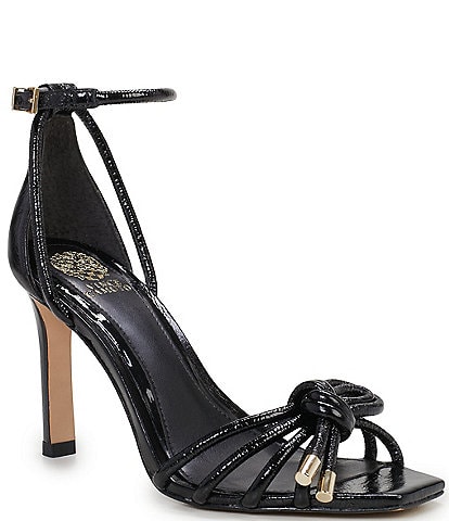 Vince Camuto Lidana Patent Leather Bow Dress Sandals