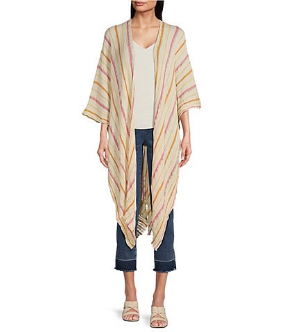 Vince Camuto Long Striped Topper