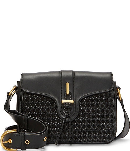 Vince Camuto Maecy Caned Leather Crossbody Bag