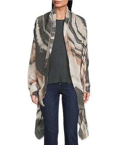 Vince Camuto Marble Wave Supersoft Scarf Wrap